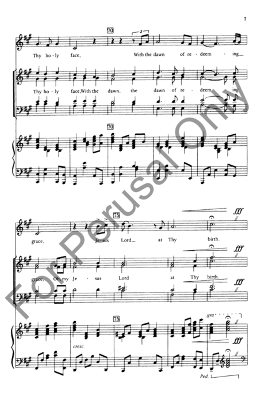 Silent Night 4-Part scores gallery preview page 7