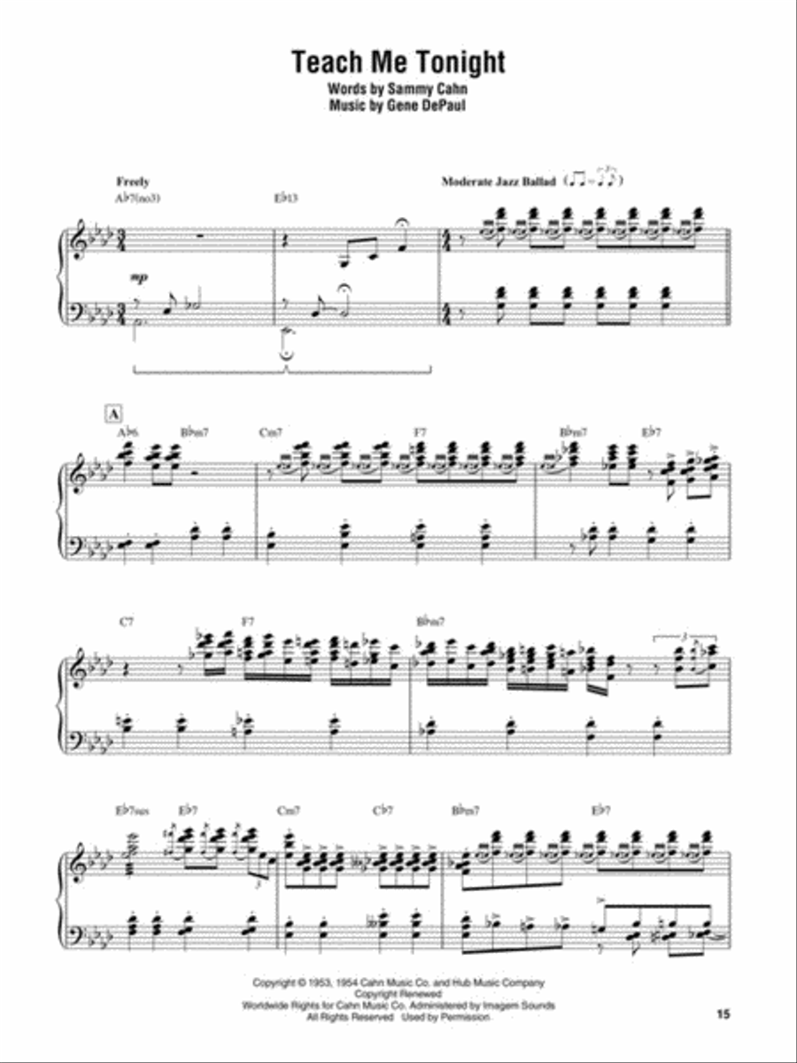 Erroll Garner – Concert by the Sea Piano scores gallery preview page 4