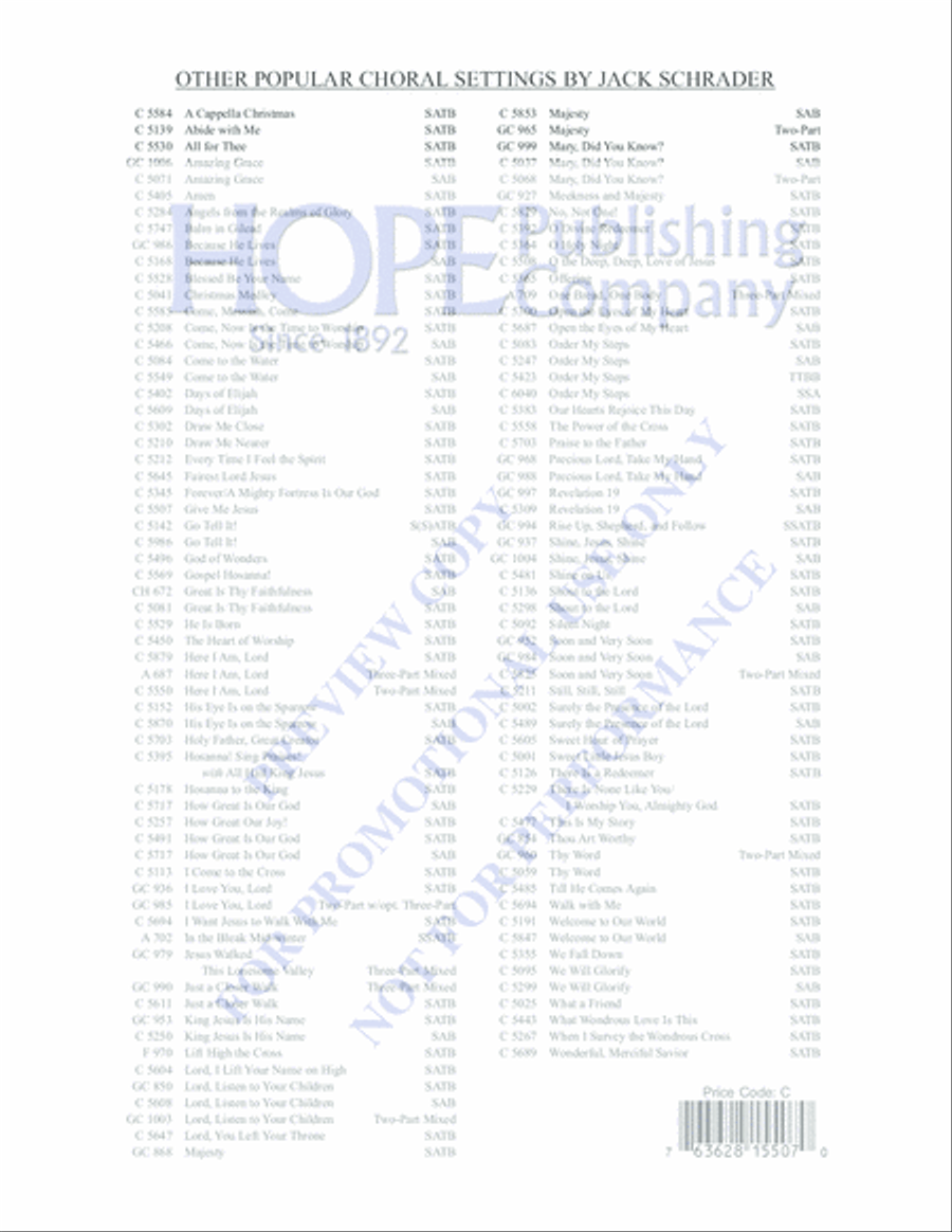 Give Me Jesus Give Me Jesus 4-Part scores gallery preview page 8