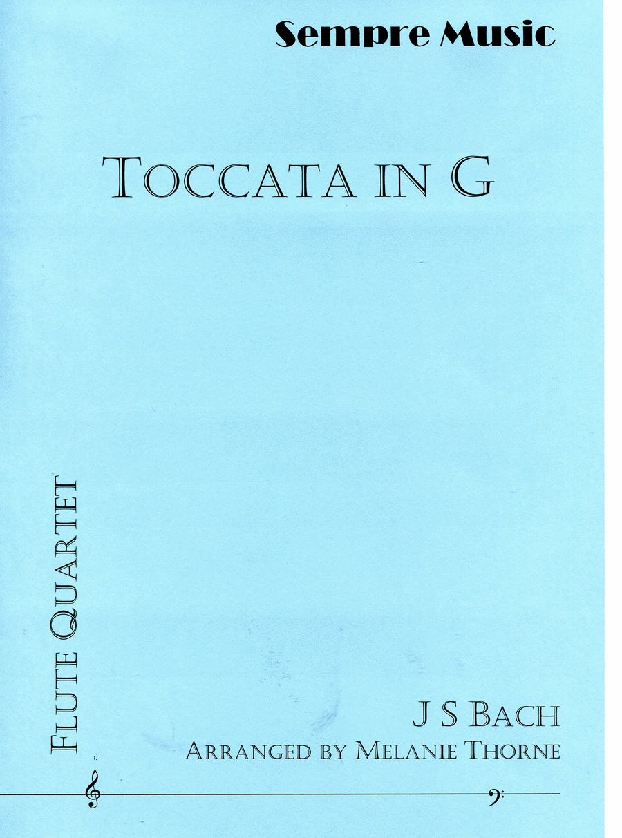 Toccata in G Flute Quartet scores gallery preview page 1