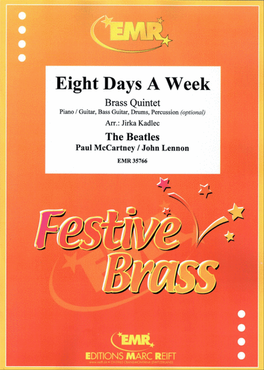 Eight Days A Week Brass Band scores gallery preview page 1
