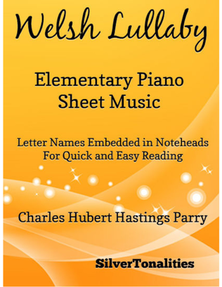 A Welsh Lullaby Elementary Piano Sheet Music