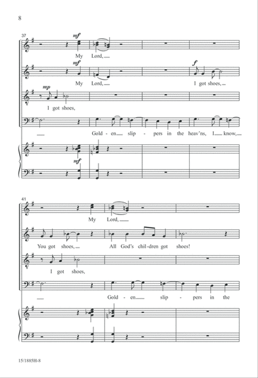 Walk the Streets of Gold Walk the Streets of Gold 4-Part scores gallery preview page 7