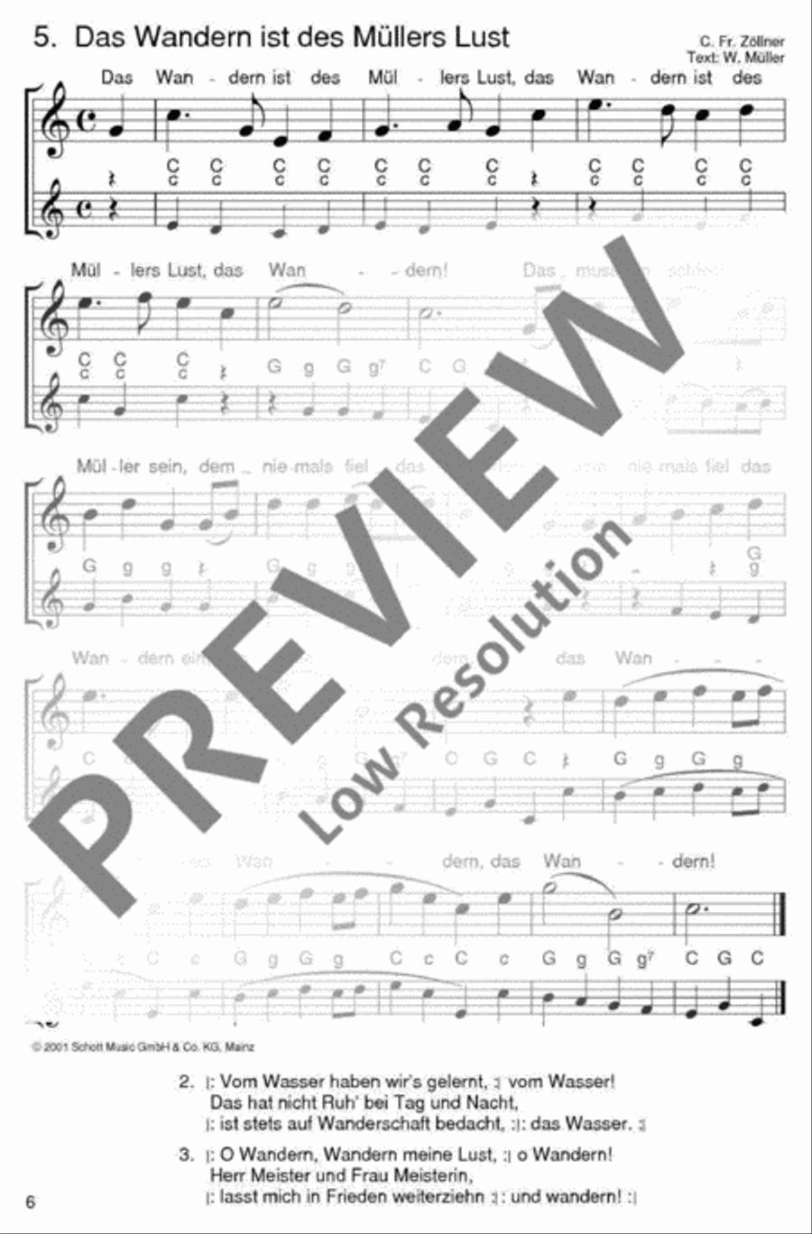 Die schönsten Volks- und Kinderlieder Accordion scores gallery preview page 7