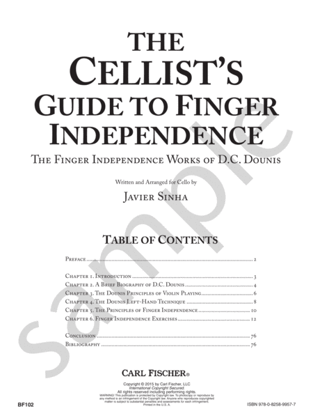 The Cellist's Guide to Finger Independence