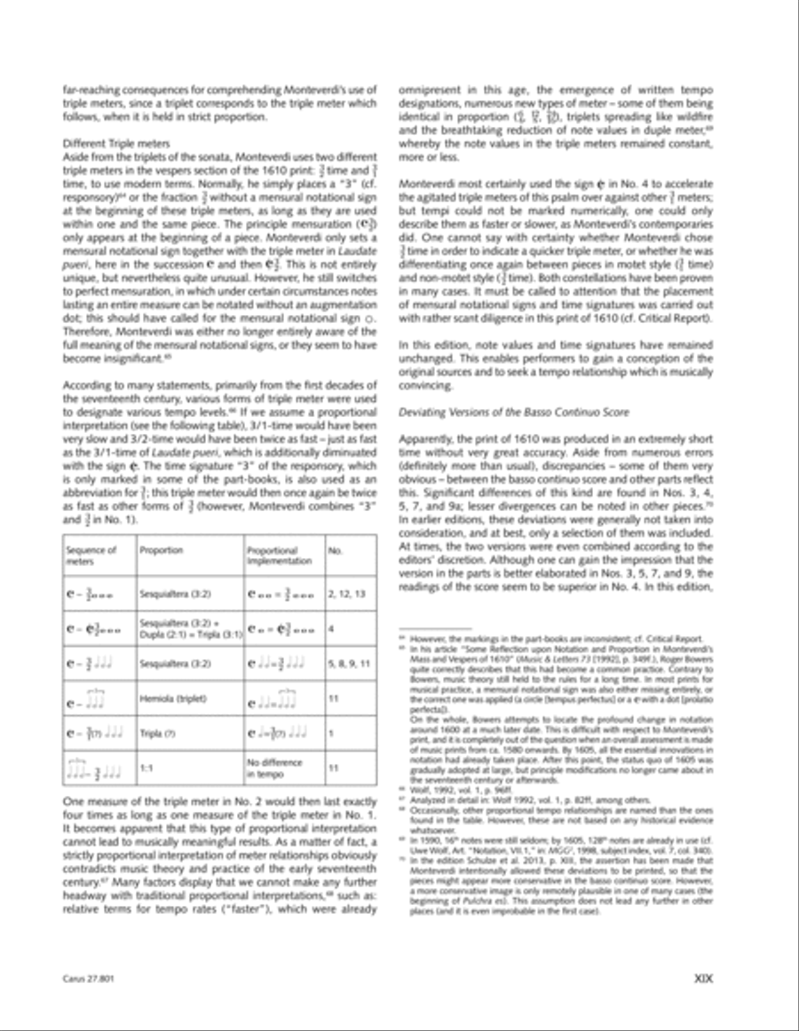 Vespro della Beata Vergine 4-Part scores gallery preview page 21