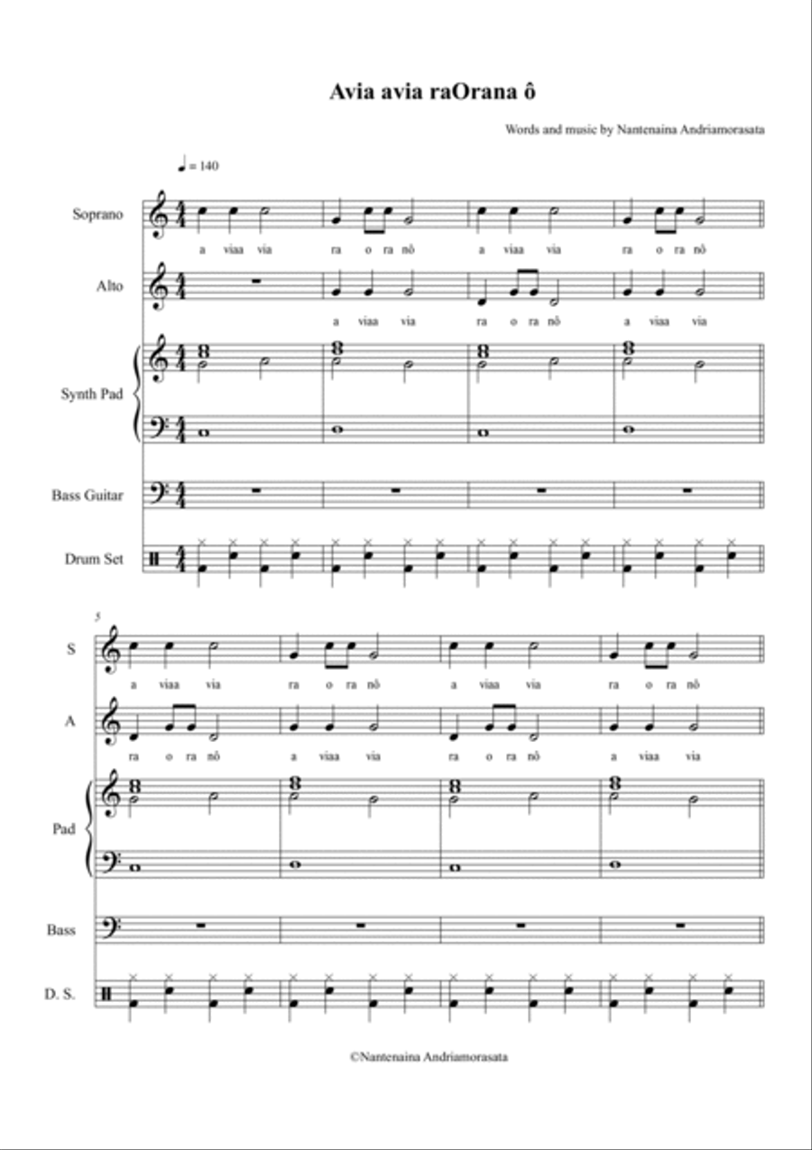 AVIA AVIA RAORANA Ô SA scores gallery preview page 2