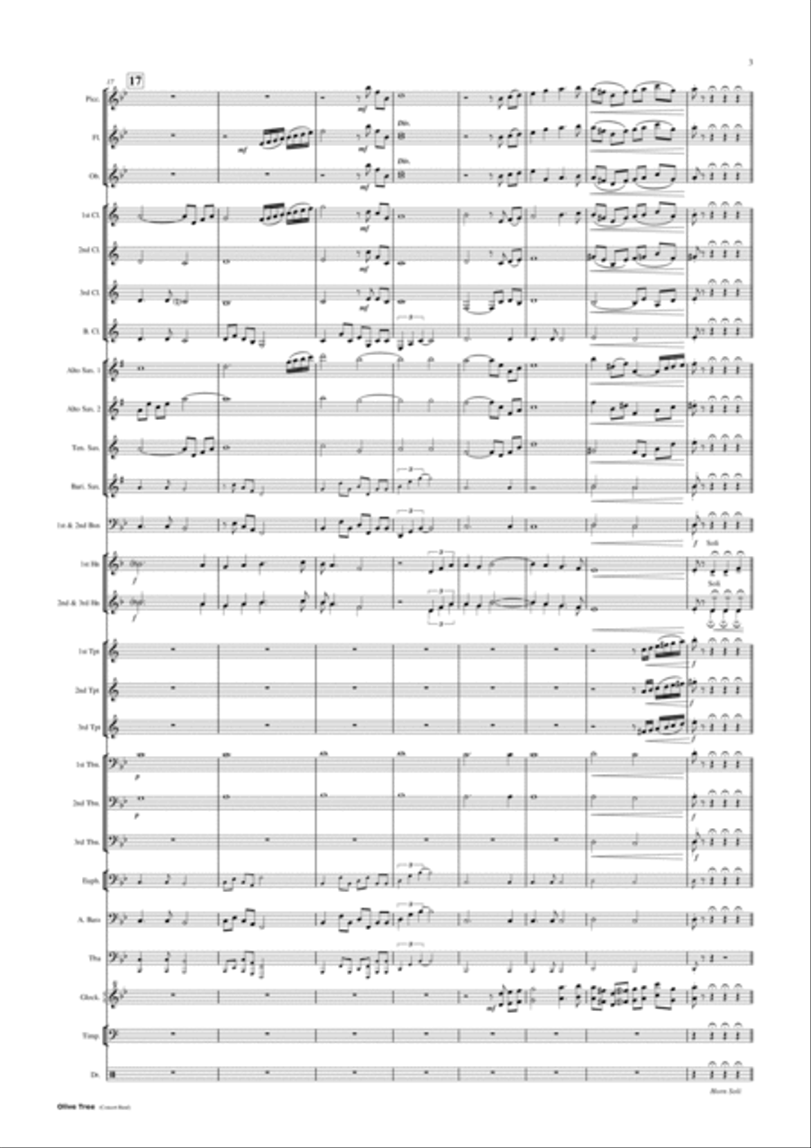 Olive Tree Concert Band scores gallery preview page 4
