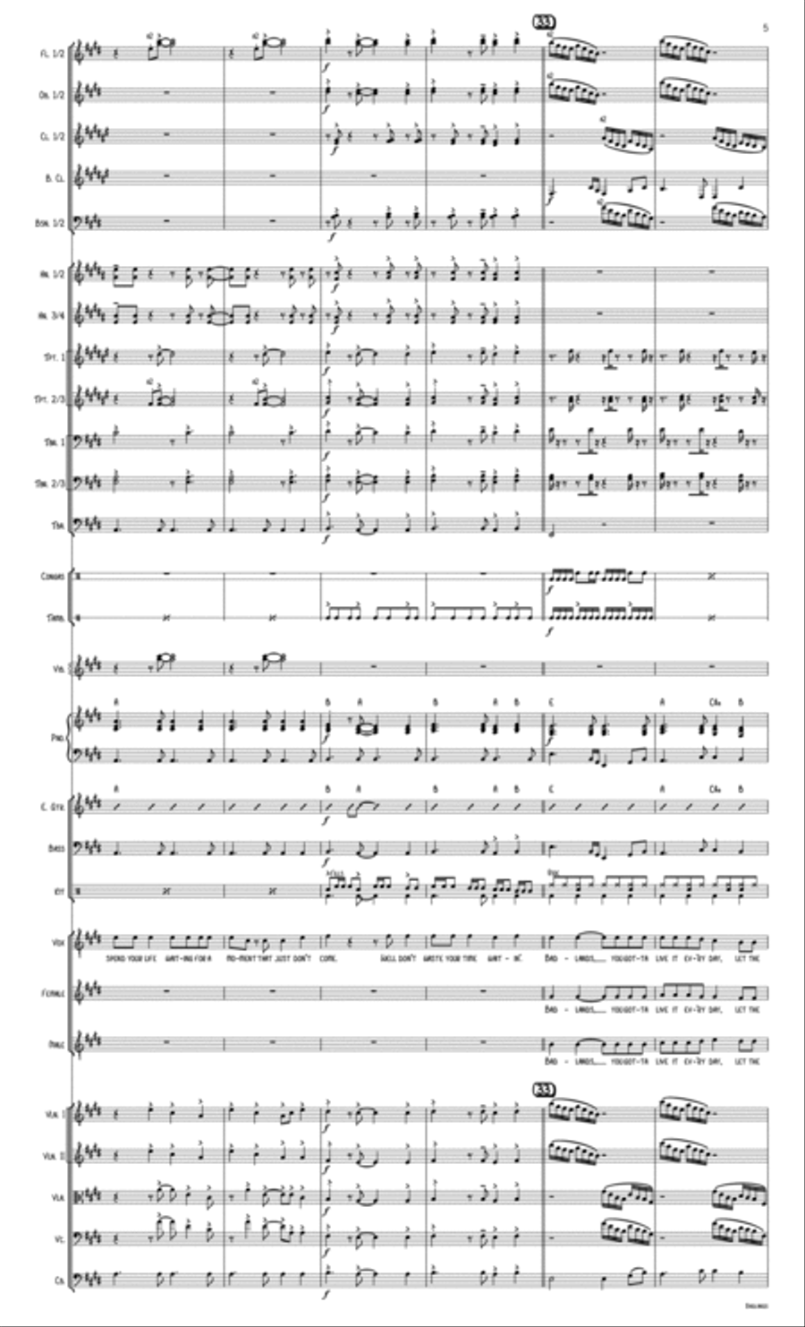Badlands Full Orchestra scores gallery preview page 6