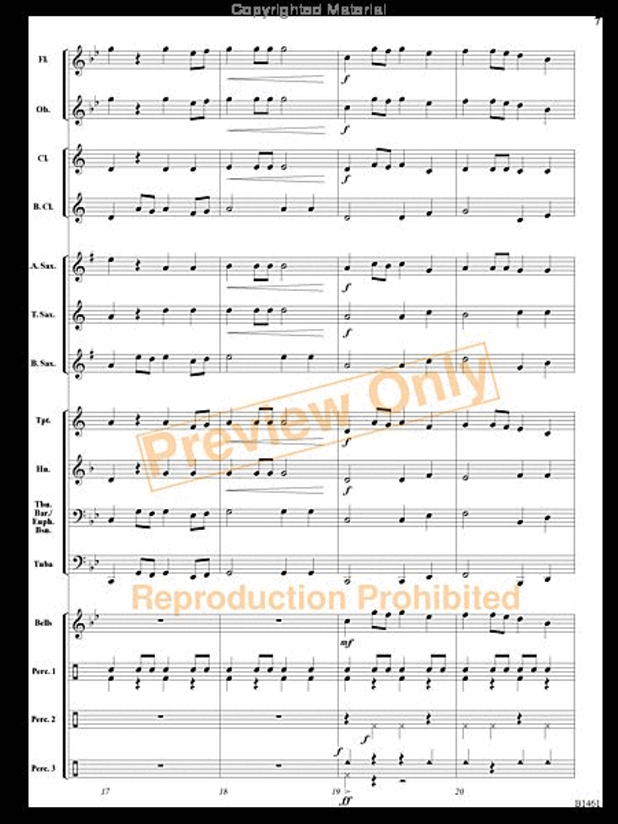Chisholm Concert Band scores gallery preview page 6