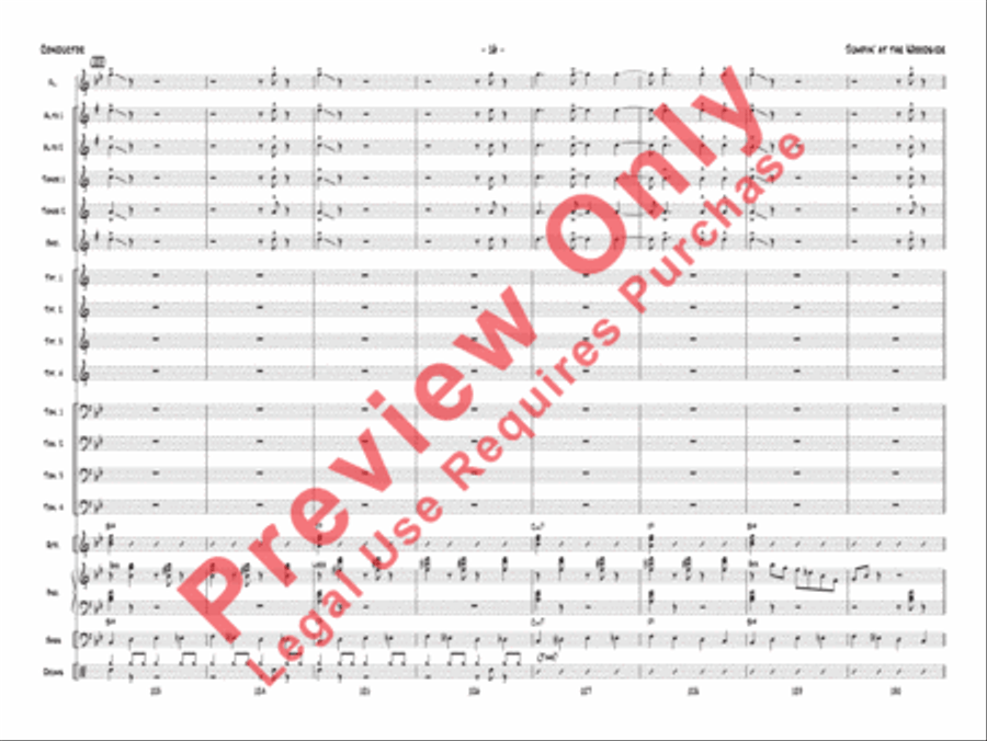 Jumpin' at the Woodside Jazz Ensemble scores gallery preview page 20