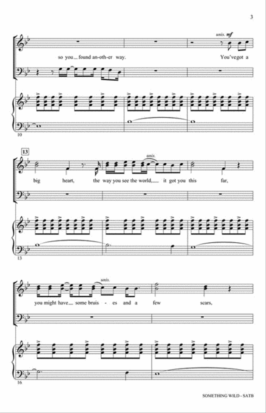 Something Wild Choir scores gallery preview page 3