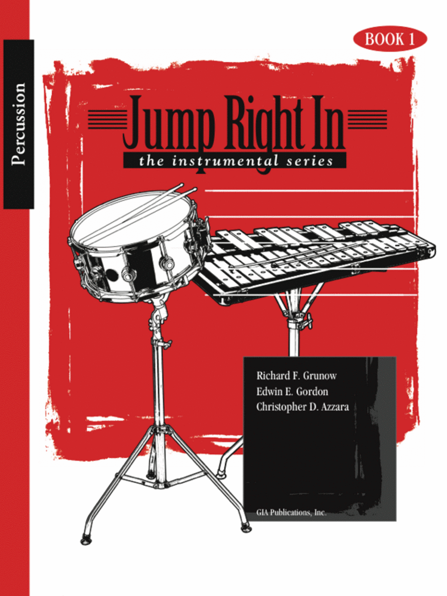 Jump Right In: Student Book 1 - Percussion (Book with MP3s) Concert Band Methods scores gallery preview page 1