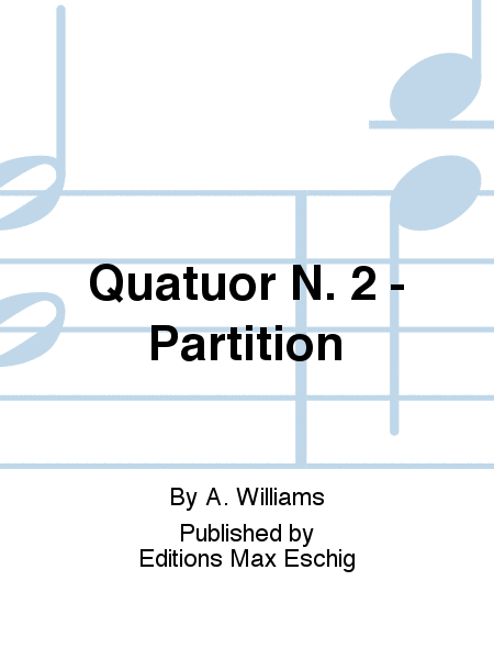 Quatuor N. 2 - Partition