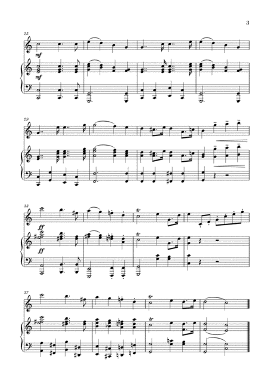 6 Wedding Songs for Flute and Piano Woodwind Ensemble scores gallery preview page 6