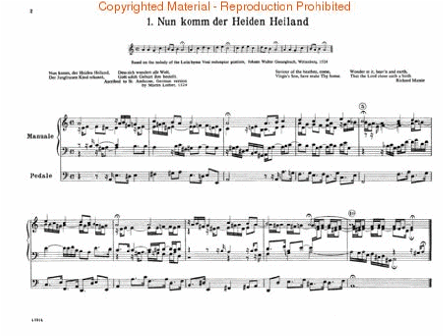 Volume 7: The Orgelbüchlein & The Catechism Hymns Organ scores gallery preview page 3
