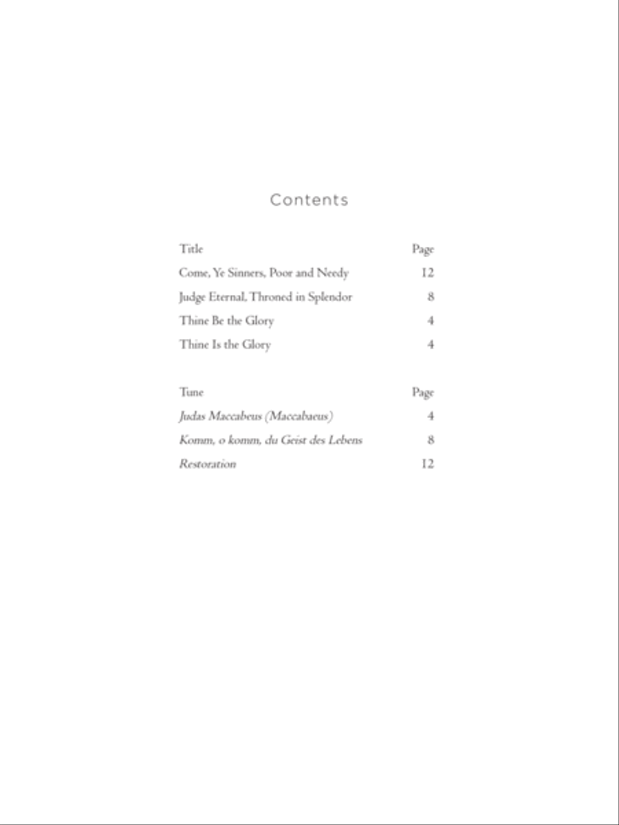 Throned In Glory Three Hymn Settings for Organ Organ Solo scores gallery preview page 3