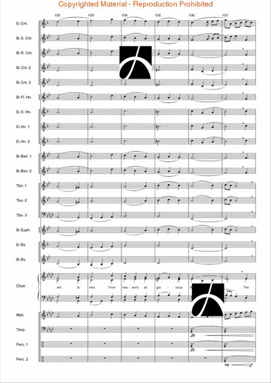 The Spirit of Christmas The Spirit of Christmas Concert Band scores gallery preview page 19