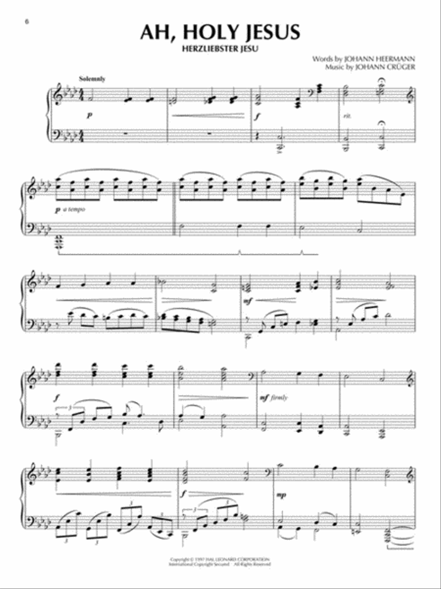 Piano Solos for Lent Piano Solo scores gallery preview page 4