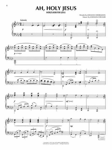 Piano Solos for Lent