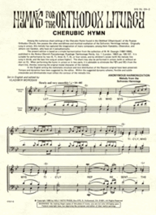 Cherubic Hymn