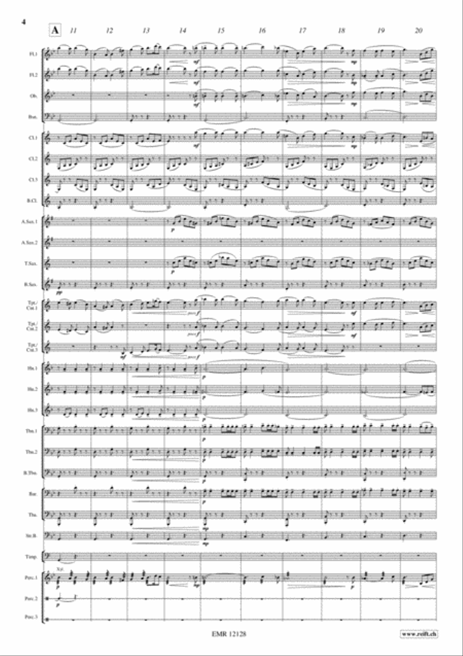 Plein Soleil Concert Band scores gallery preview page 5
