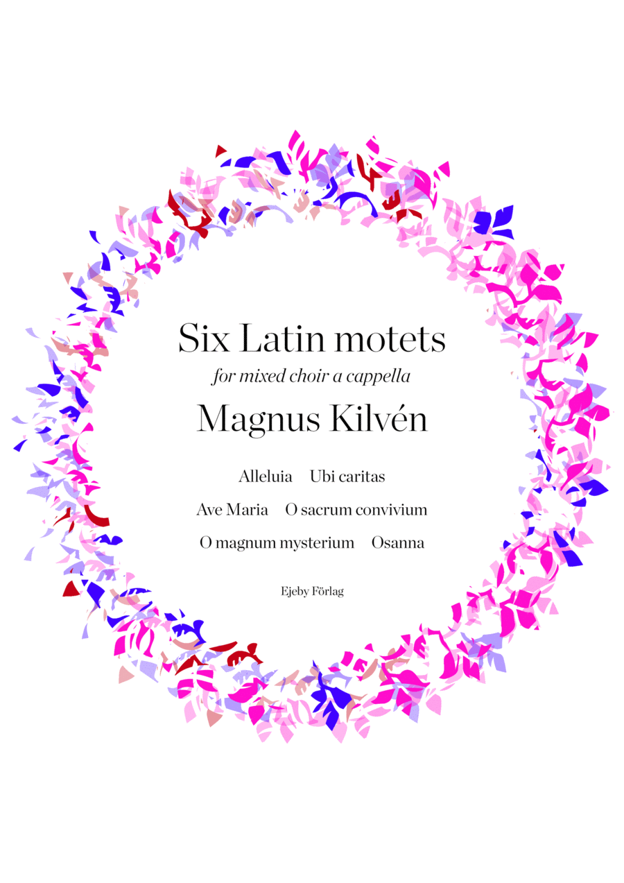 Six Latin motets 4-Part scores gallery preview page 1