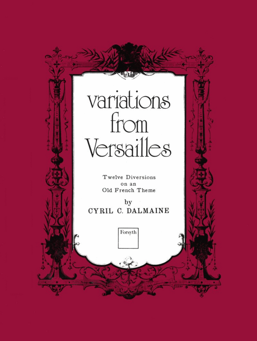 Variations from Versailles Piano Solo scores gallery preview page 1