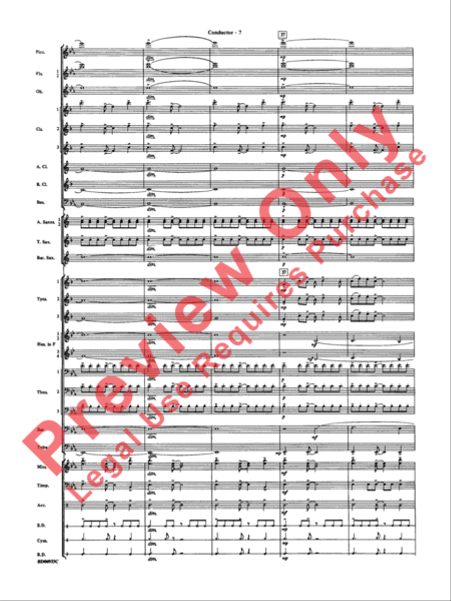 Symphonic Festival Concert Band scores gallery preview page 10