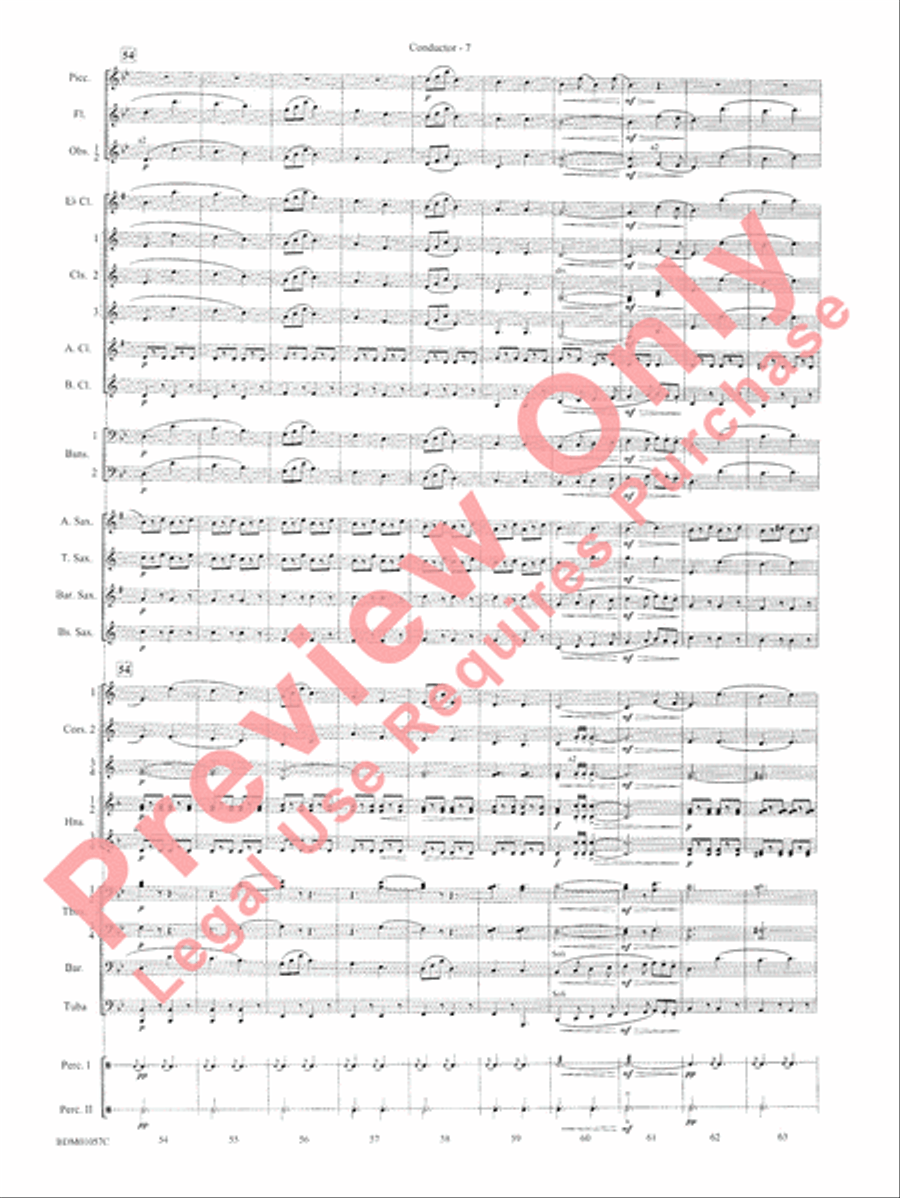 Black Horse Troop - Cb Concert Band scores gallery preview page 9