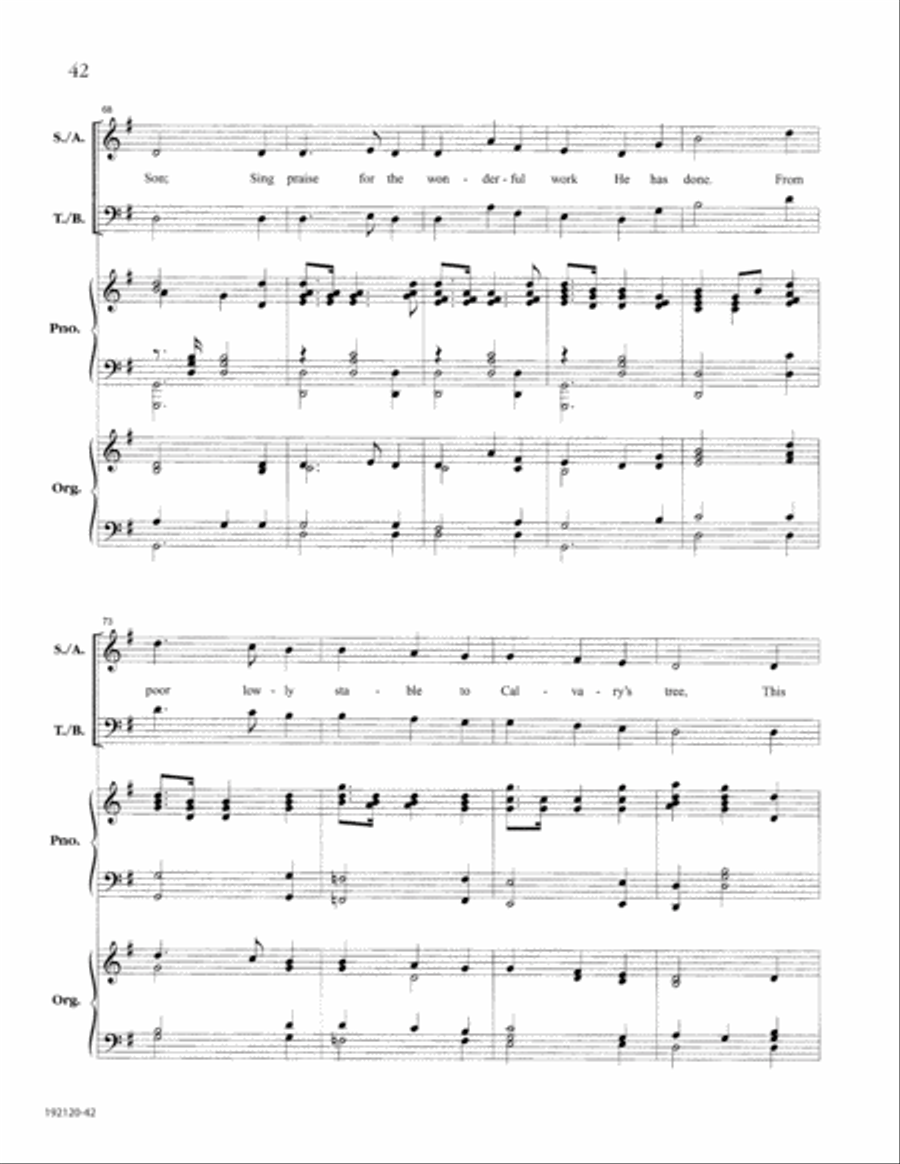 Let the People Sing at Christmas 4-Part scores gallery preview page 46