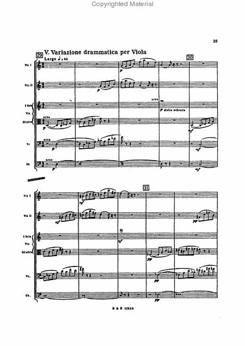 Variaciones Concertantes, Op. 23