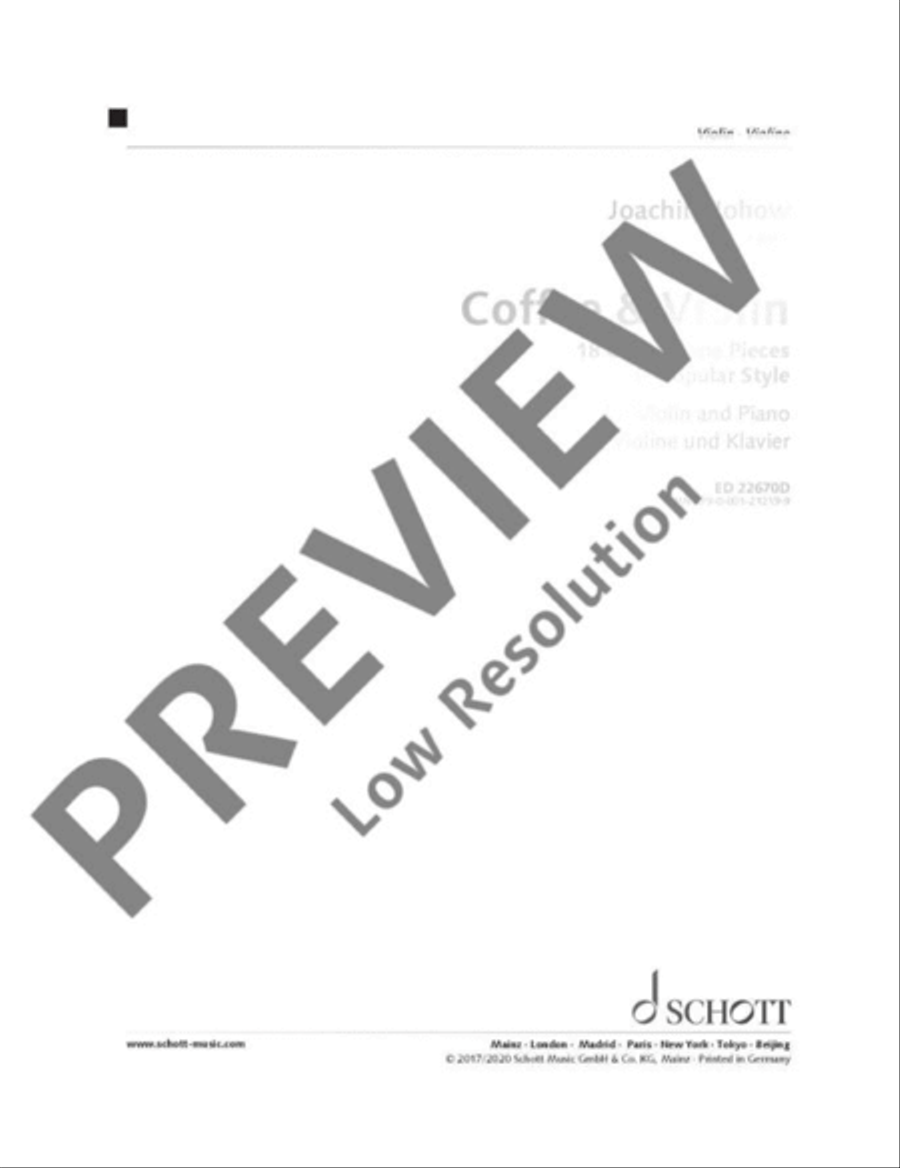 Coffee & Violin Coffee & Violin Violin Solo scores gallery preview page 2