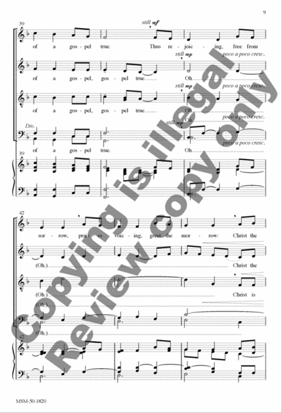 Infant Holy, Infant Lowly Divisi scores gallery preview page 8