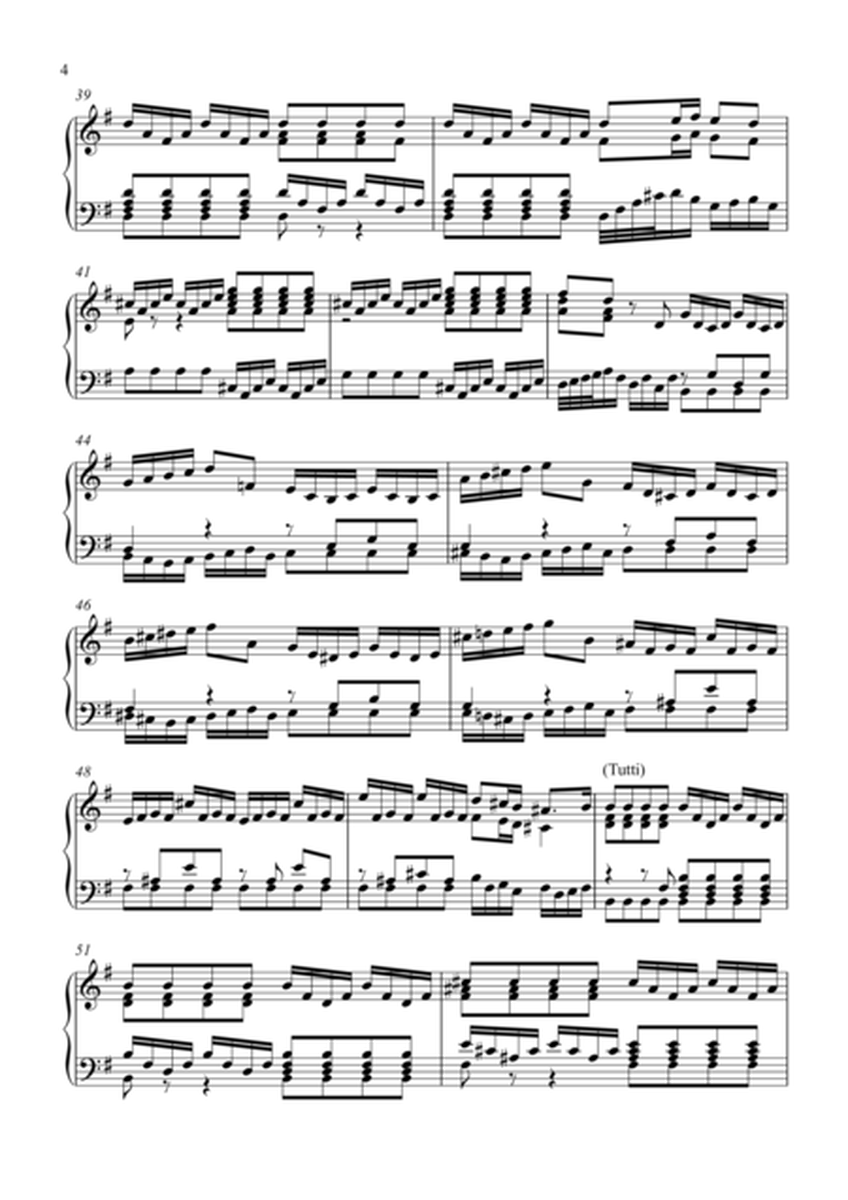 Concerto in G Major, BWV 980, after Violin Concerto in B-Flat Major