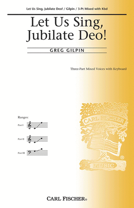 Book cover for Let Us Sing, Jubilate Deo!