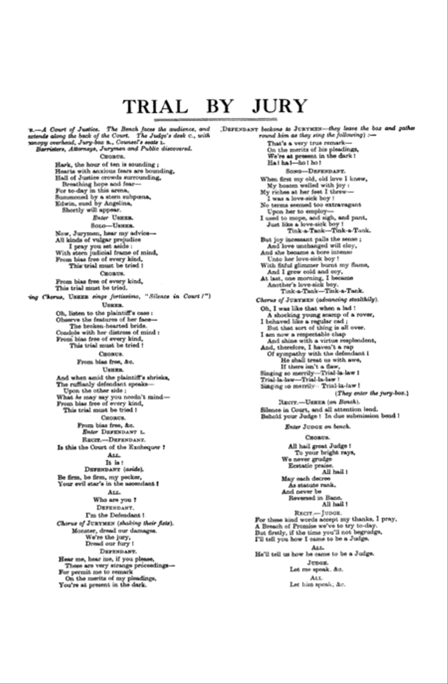 Trial by Jury Voice scores gallery preview page 4