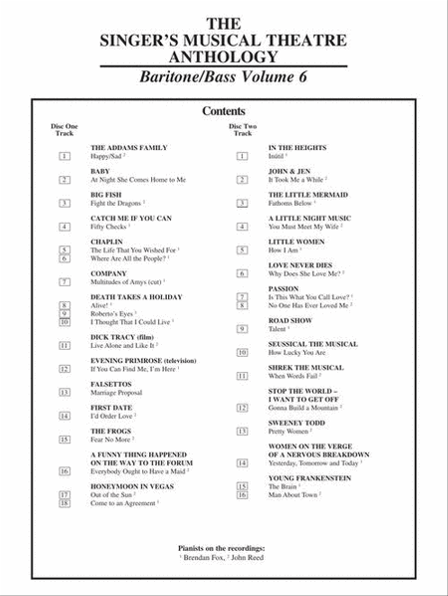 The Singer's Musical Theatre Anthology – Volume 6 Voice scores gallery preview page 4