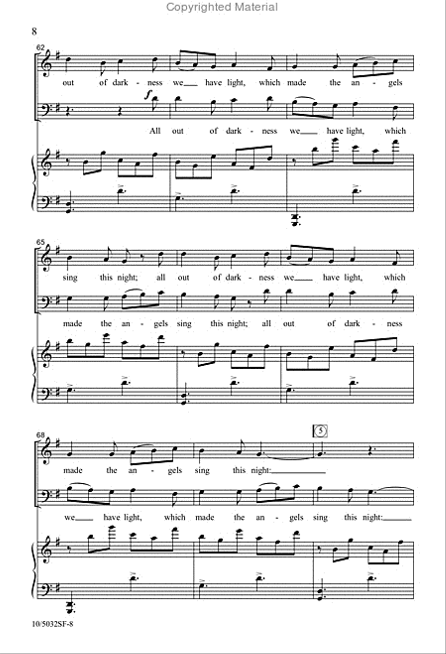 Christmas Joy! 4-Part scores gallery preview page 9