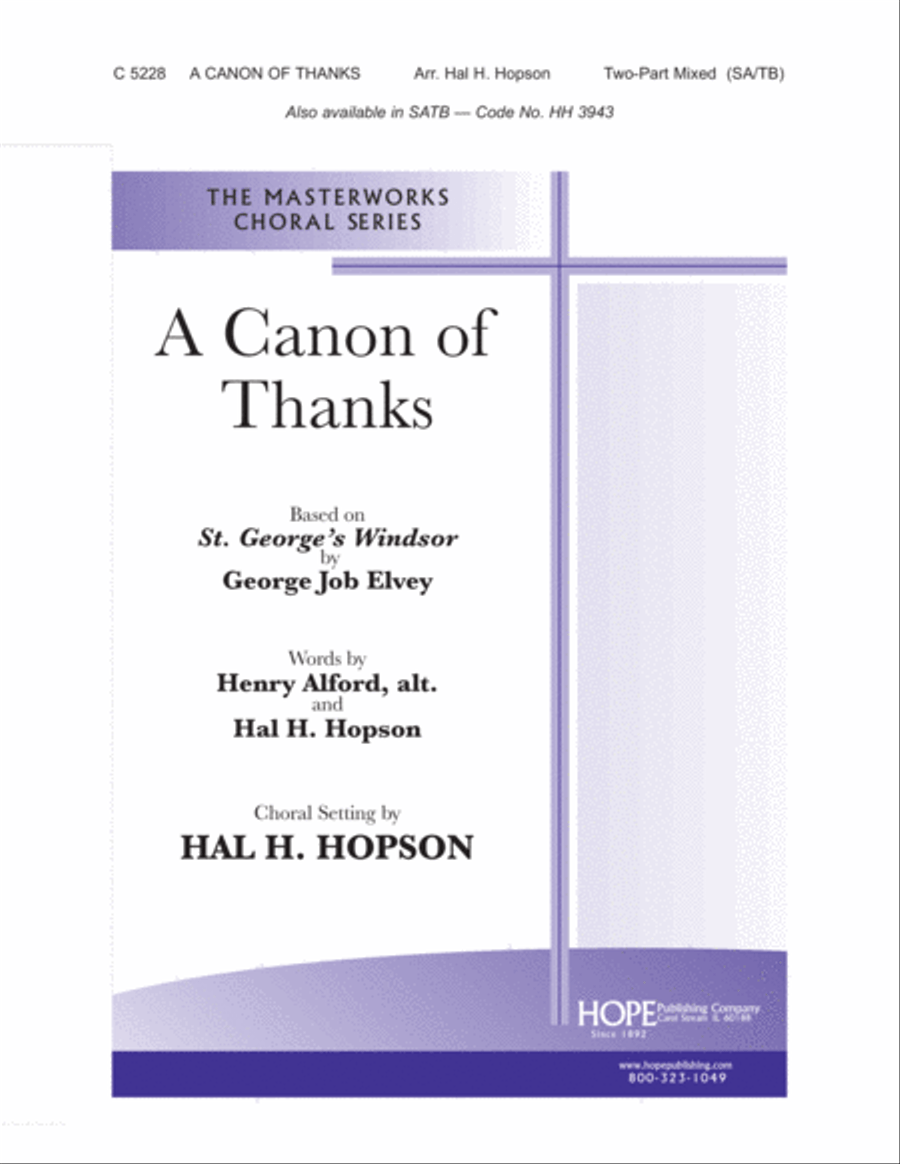 A Canon of Thanks TB scores gallery preview page 1