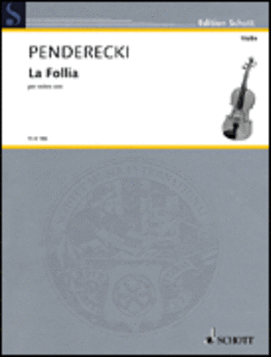 La Follia Violin Solo scores gallery preview page 1