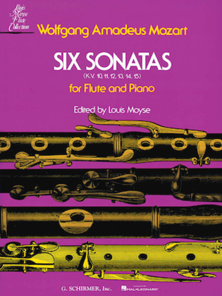 Book cover for Six Sonatas, KV 10-15