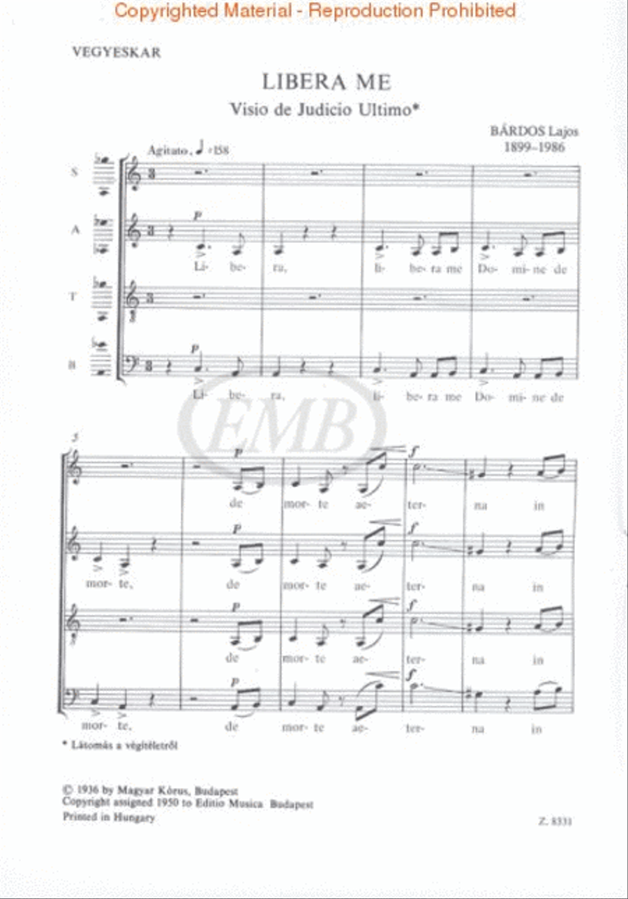 Libera Me Libera Me 4-Part scores gallery preview page 2
