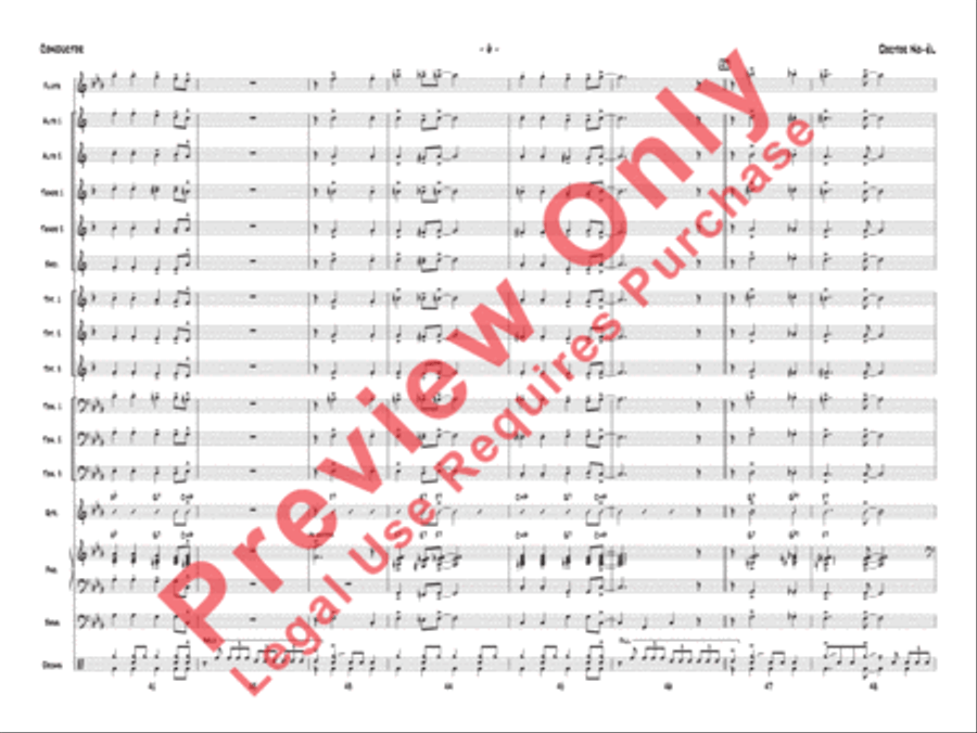 Doctor No-ël Jazz Ensemble scores gallery preview page 9
