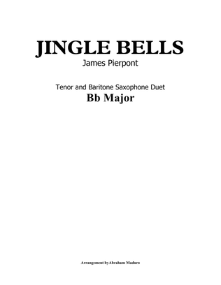 Book cover for Jingle Bells Tenor and Baritone Saxophone Duet