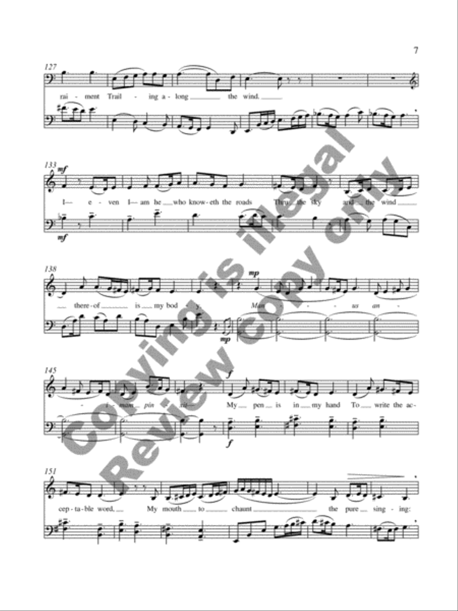 Aegupton: A Dance Piece for Baritone/Countertenor and Violoncello Baritone Voice scores gallery preview page 6