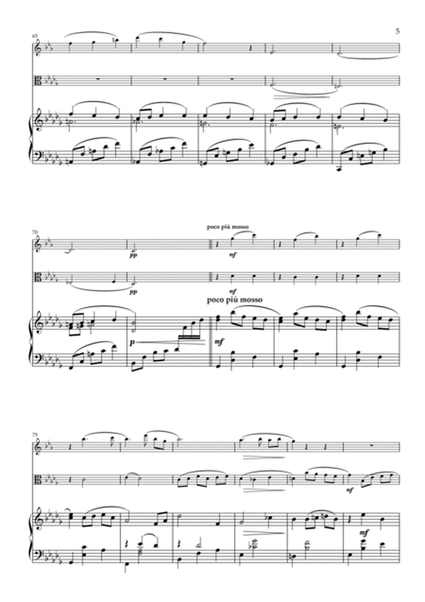 Nocturne. Original For Clarinet, Viola and Piano. image number null