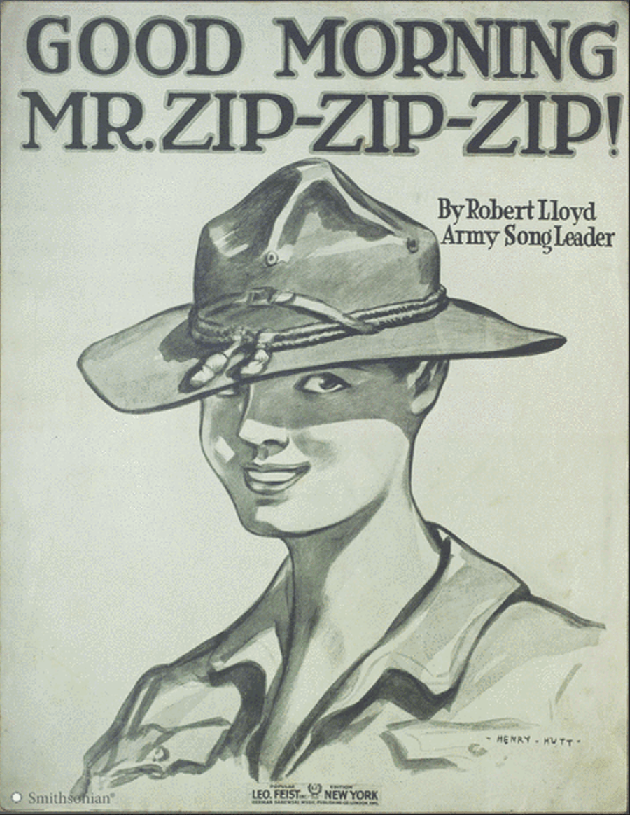 Good Morning Mr. Zip-Zip-Zip Piano, Vocal scores gallery preview page 1