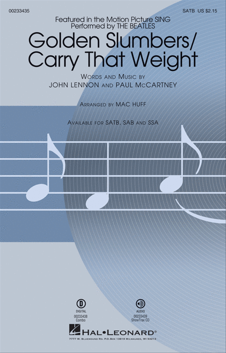 Golden Slumbers/Carry That Weight 4-Part scores gallery preview page 1