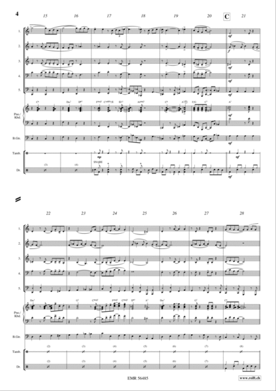 Makin' Whoopee Woodwind Quintet scores gallery preview page 4